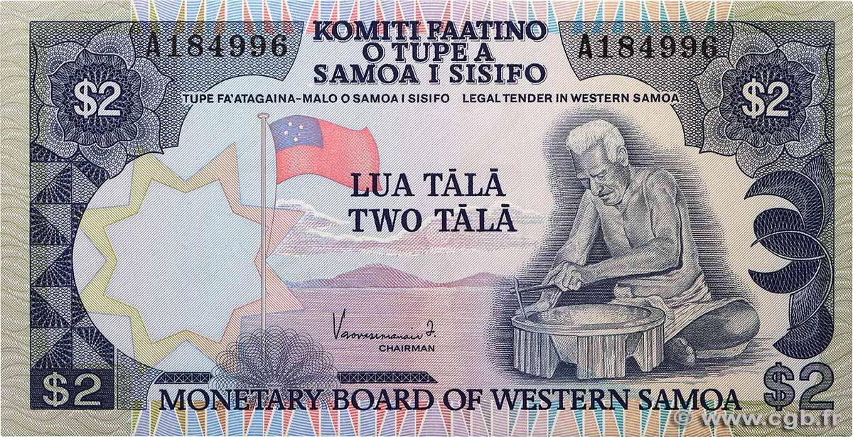 2 Tala SAMOA  1985 P.25 pr.NEUF