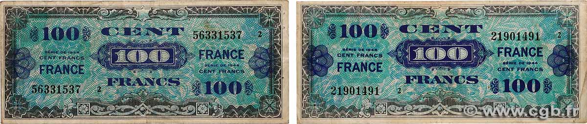100 Francs FRANCE Lot FRANCE  1945 VF.25.02 F+