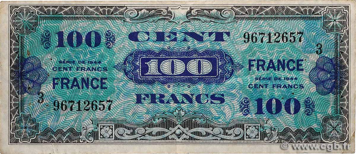 100 Francs FRANCE FRANCE  1945 VF.25.03 VF-