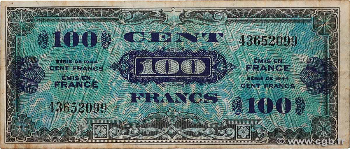 100 Francs DRAPEAU FRANCE  1944 VF.20.01 TB