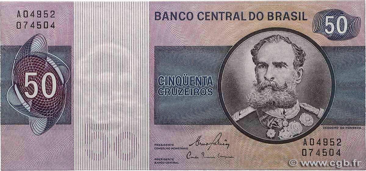 50 Cruzeiros BRAZIL  1980 P.194c UNC-