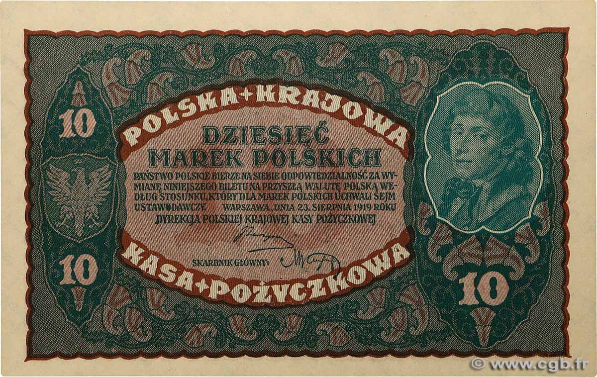 10 Marek POLONIA  1919 P.025 FDC