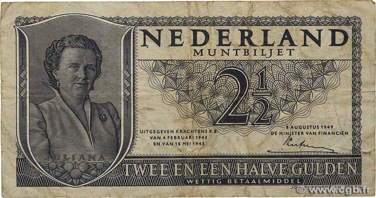 2,5 Gulden PAYS-BAS  1949 P.073 TB