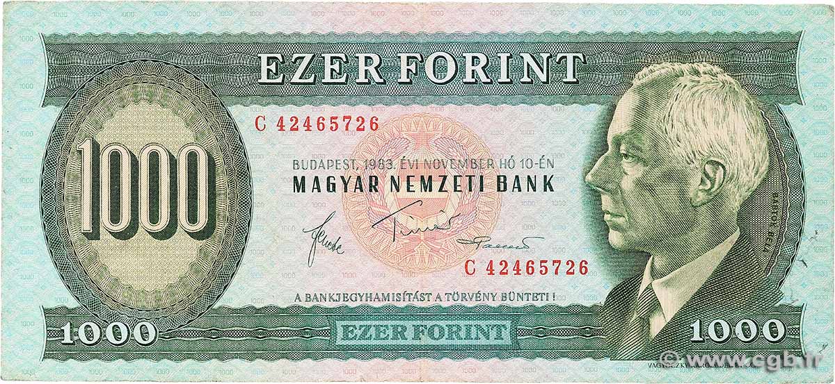 1000 Forint UNGARN  1983 P.173b SS