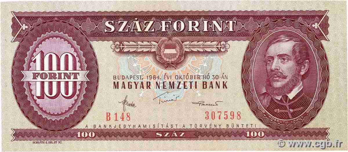 100 Forint UNGARN  1984 P.171g fVZ