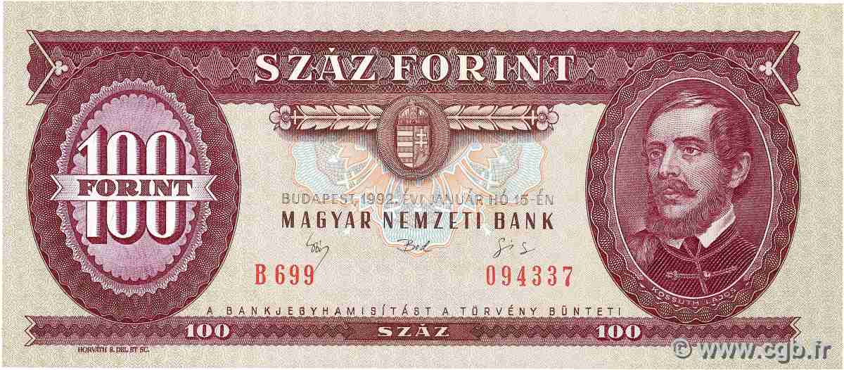 100 Forint UNGARN  1992 P.174a VZ+
