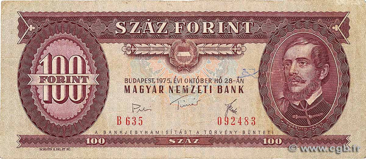 100 Forint UNGARN  1975 P.171e fS