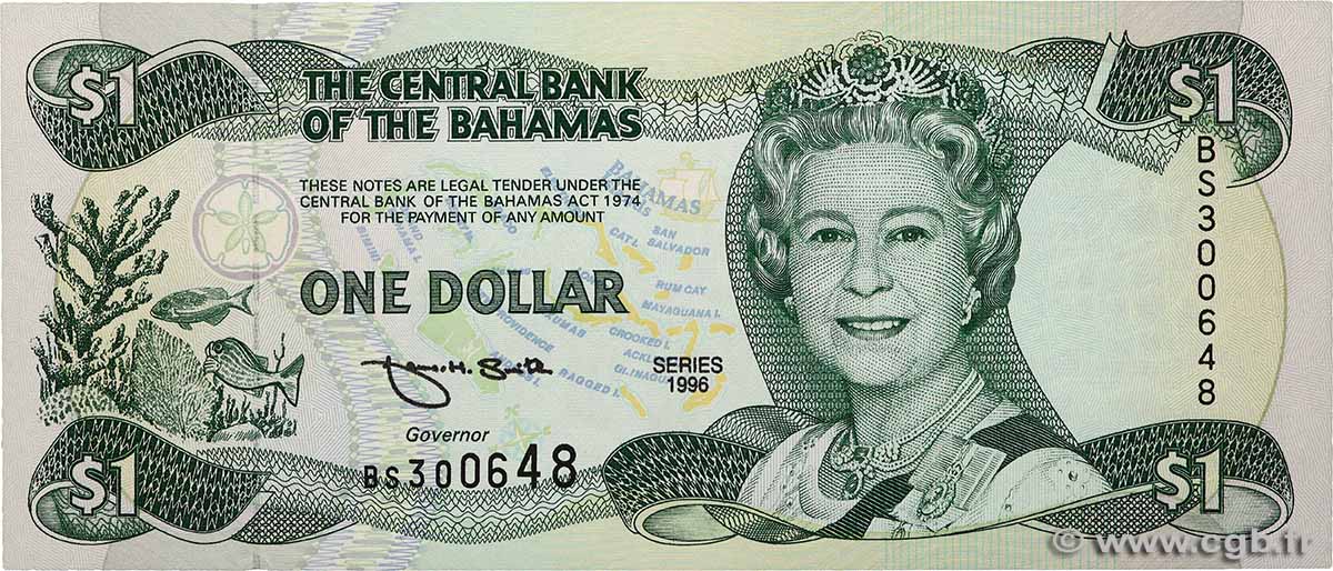 1 Dollar BAHAMAS  1996 P.57 NEUF