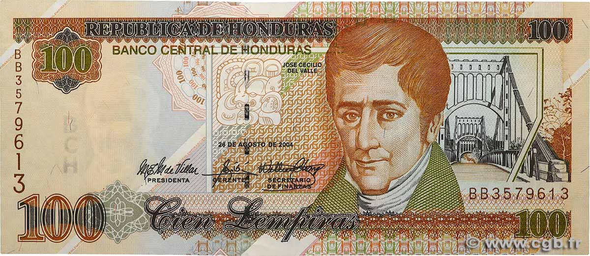 100 Lempiras HONDURAS  2003 P.077g NEUF