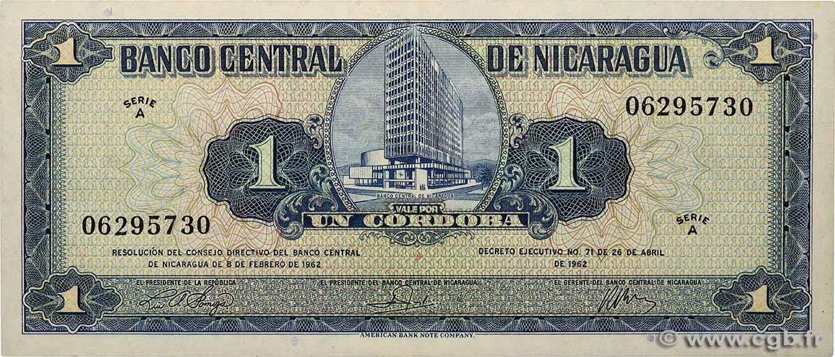 1 Cordoba NICARAGUA  1962 P.107 SUP