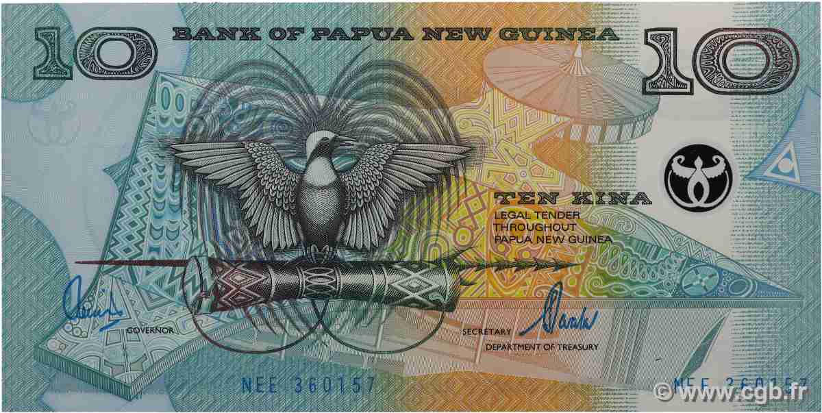 10 Kina PAPUA-NEUGUINEA  2000 P.26a fST+