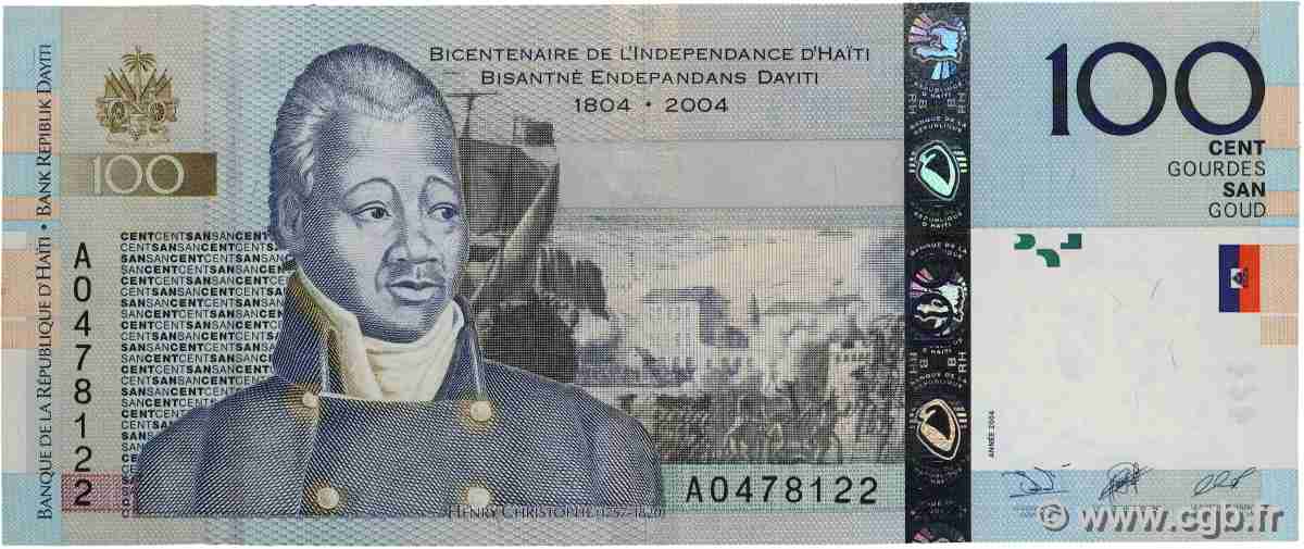 100 Gourdes HAÏTI  2004 P.275c UNC