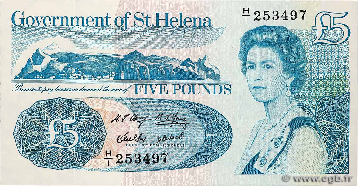 5 Pounds ST HELENA  1998 P.11a UNC