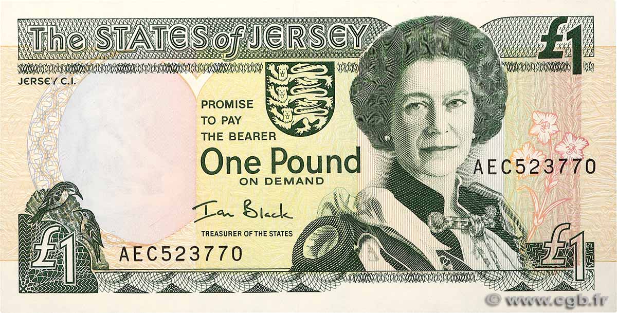 1 Pound JERSEY  2000 P.26b UNC