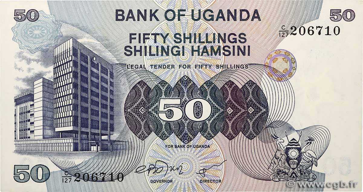 50 Shillings UGANDA  1979 P.13 fST+