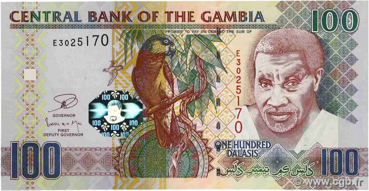 100 Dalasis GAMBIA  2006 P.29 ST