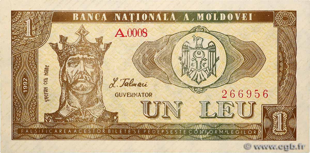 1 Leu MOLDOVA  1992 P.05 UNC