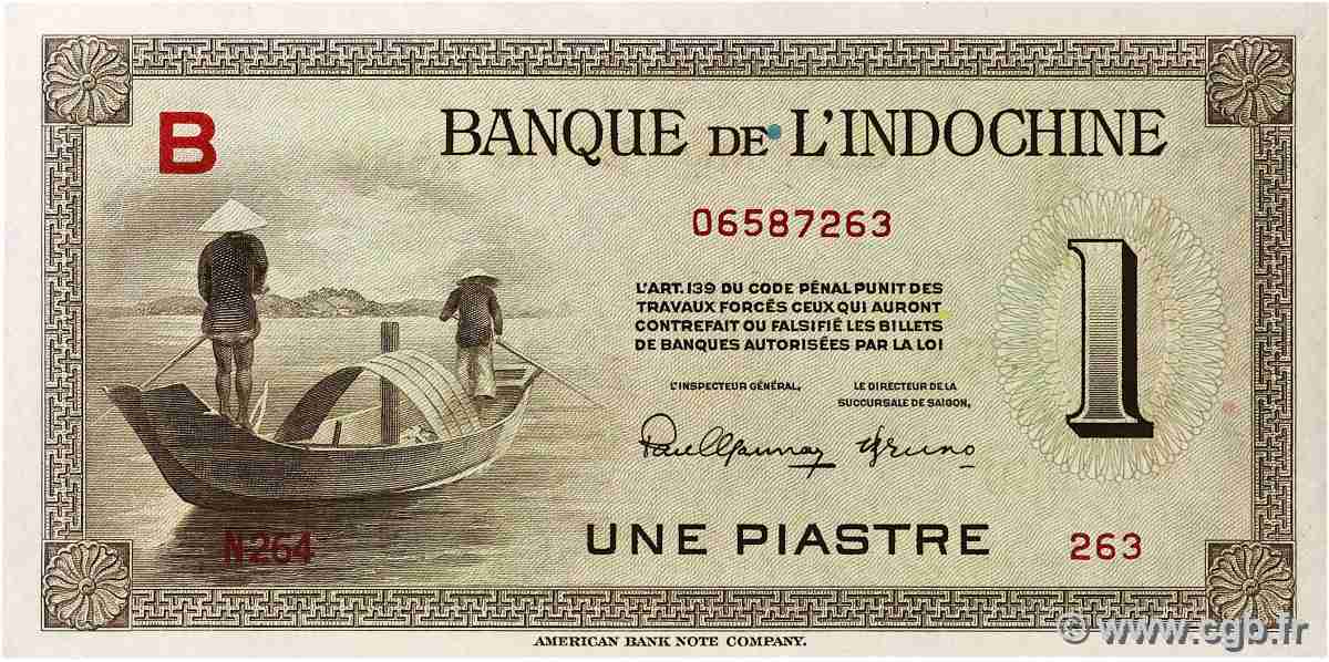 1 Piastre INDOCHINE FRANÇAISE  1945 P.076a pr.NEUF
