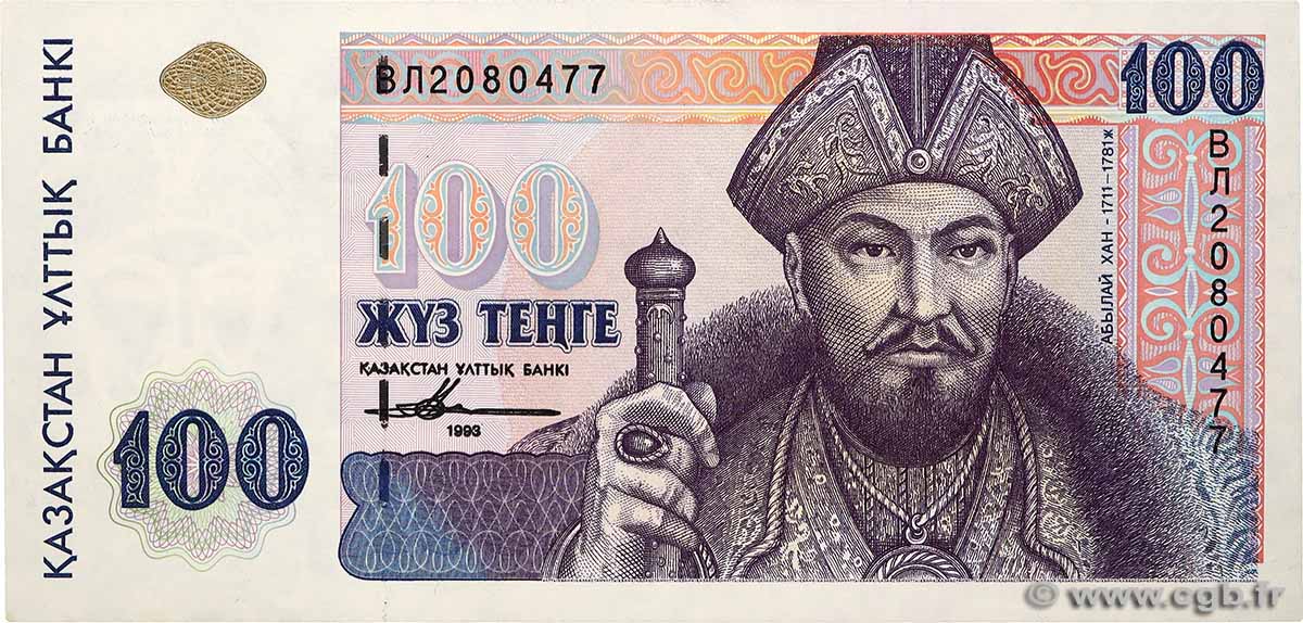 100 Tengé KAZAKHSTAN  1993 P.13B UNC