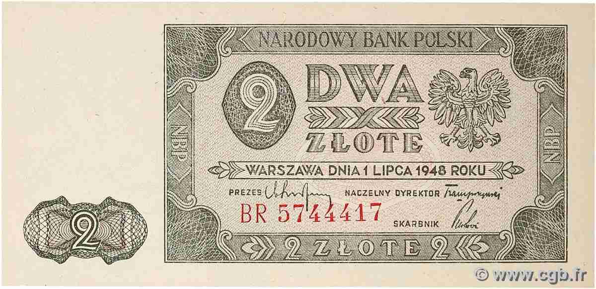 2 Zlote POLAND  1948 P.134 UNC-