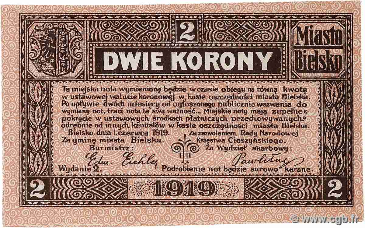 2 Koron POLOGNE  1919 P.-- pr.NEUF
