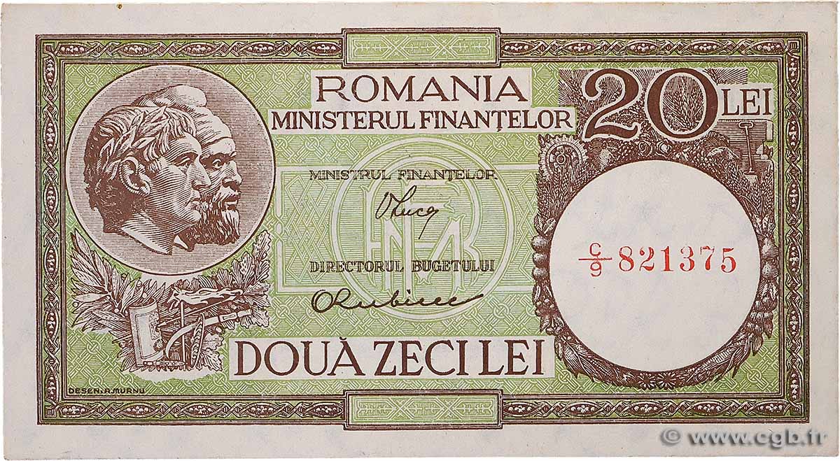 20 Lei ROUMANIE  1948 P.080 pr.NEUF