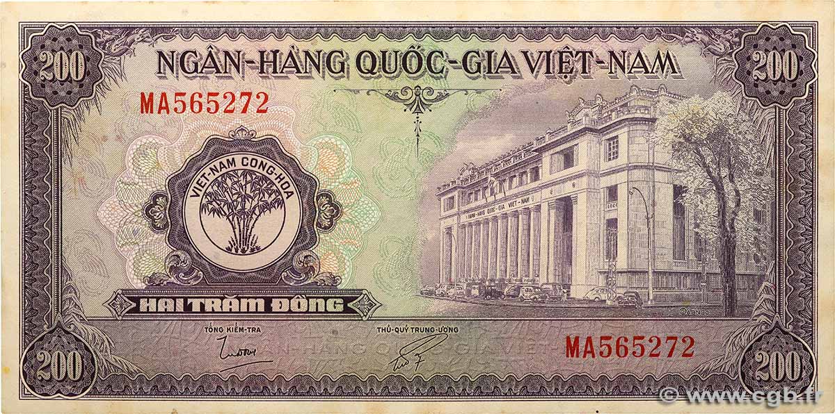 200 Dong VIET NAM SUD  1958 P.09a SPL