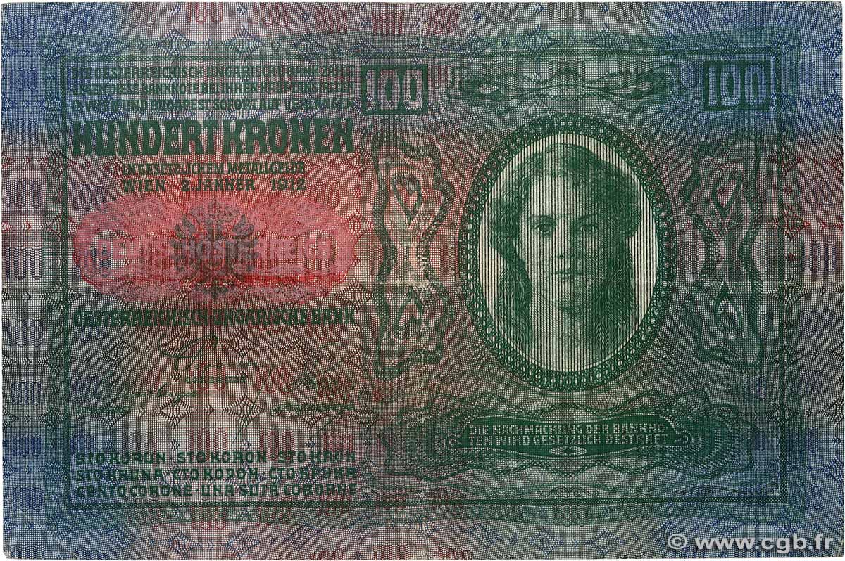 100 Kronen AUTRICHE  1912 P.012 TTB
