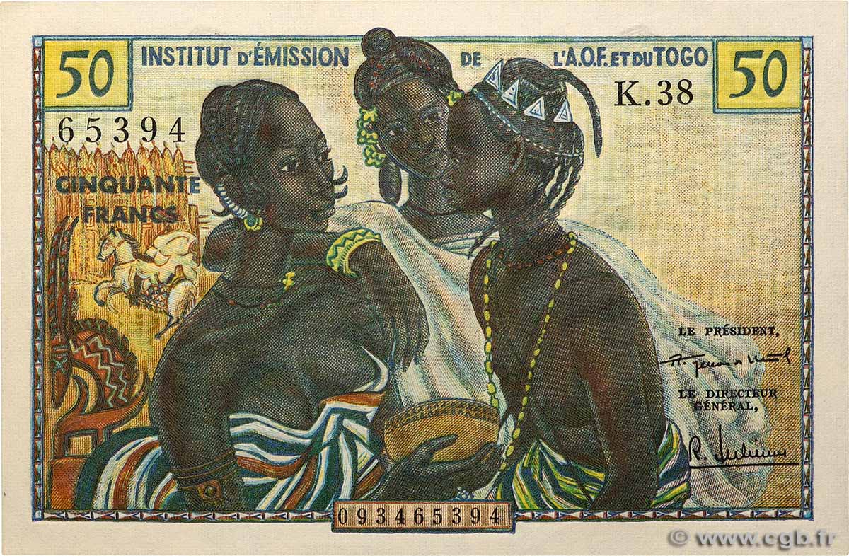 10 Francs AFRIQUE OCCIDENTALE FRANÇAISE (1895-1958)  1956 P.45 pr.NEUF