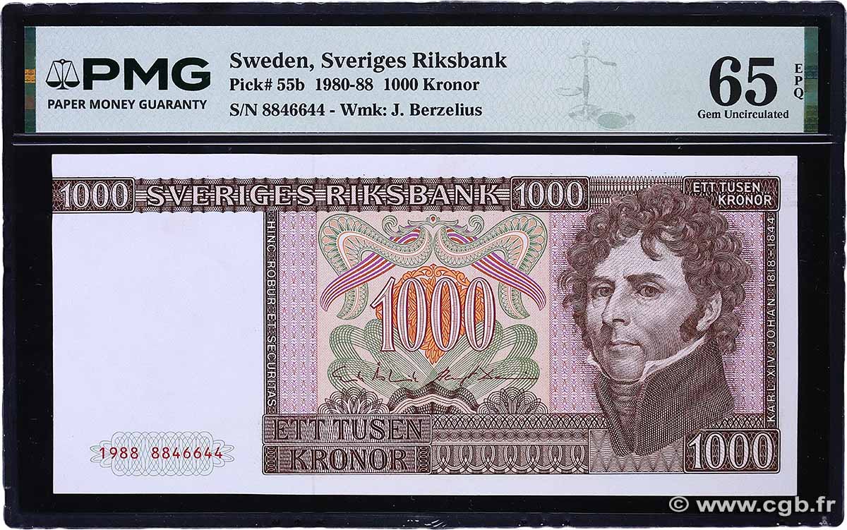 1000 Kronor SUÈDE  1988 P.55b FDC