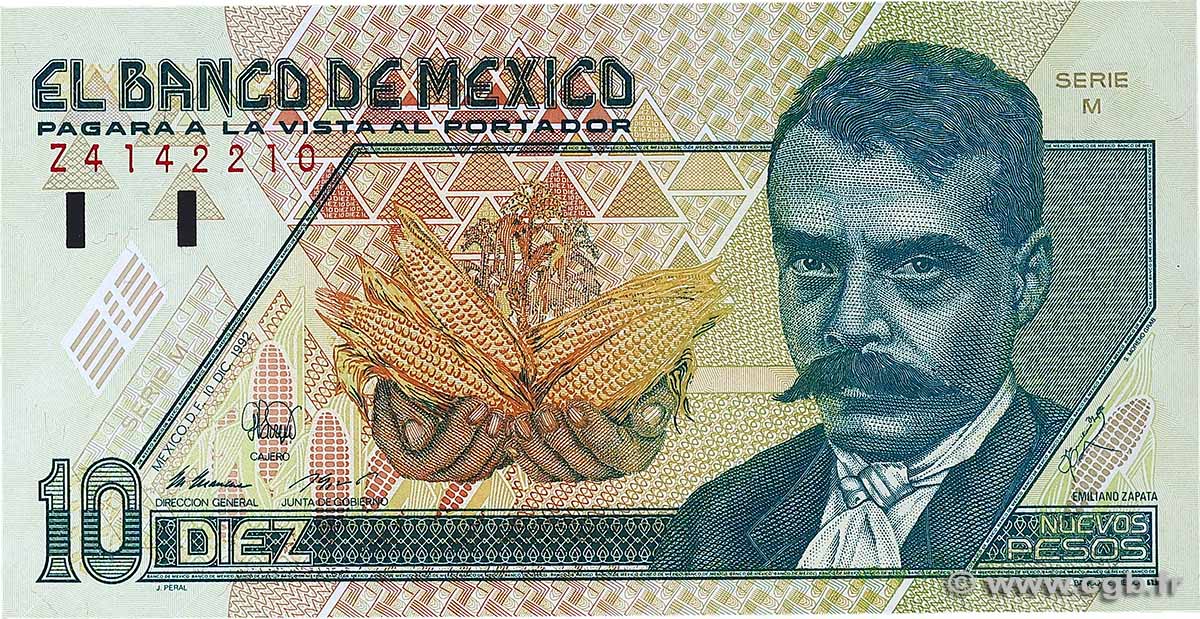 10 Nuevos Pesos MEXIQUE  1992 P.099 NEUF
