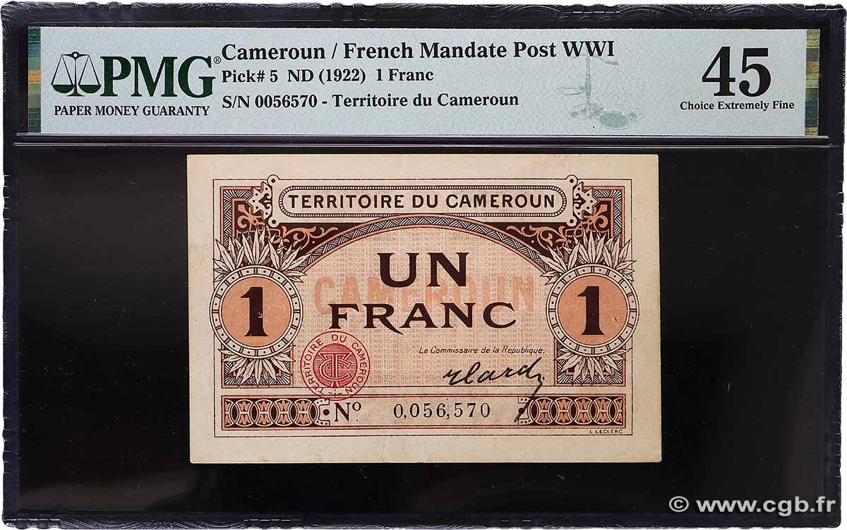 1 Franc type 1922 AFRIQUE ÉQUATORIALE FRANÇAISE  1922 A.105a SPL