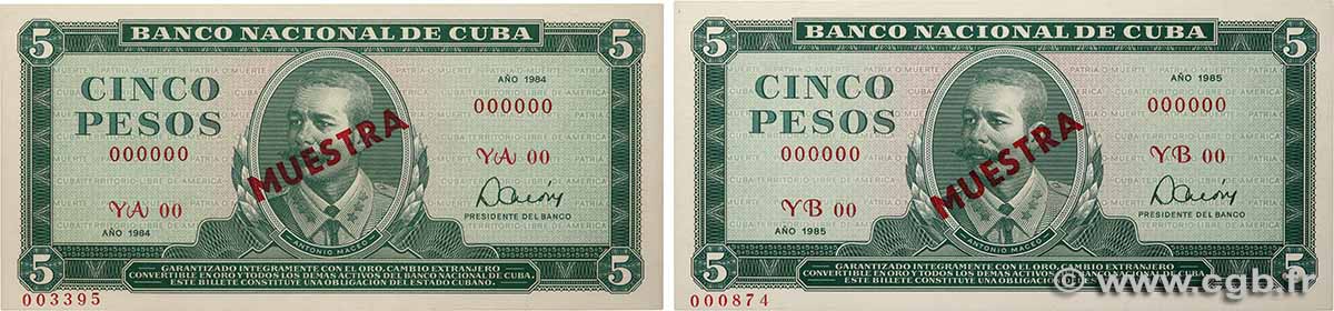 5 Pesos Spécimen CUBA  1984 P.103cs NEUF