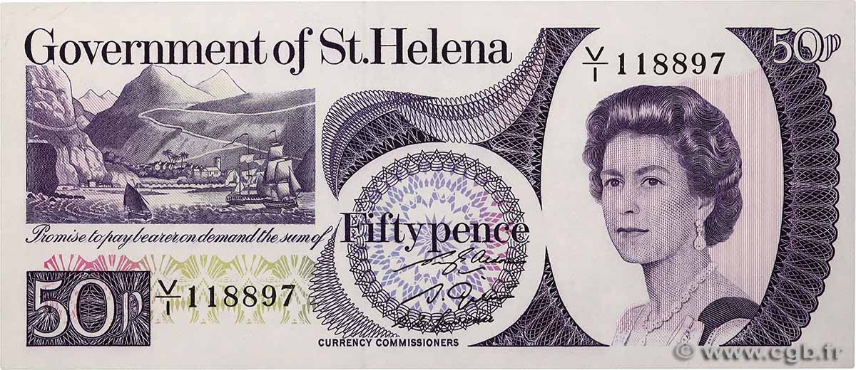 50 Pence ST HELENA  1979 P.05a UNC-