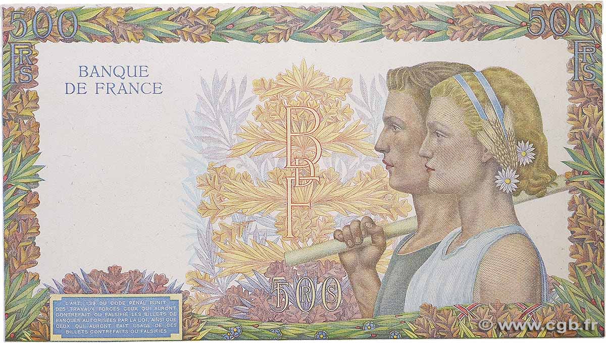 500 Francs LA PAIX Épreuve FRANCIA  1940 F.32.00E AU
