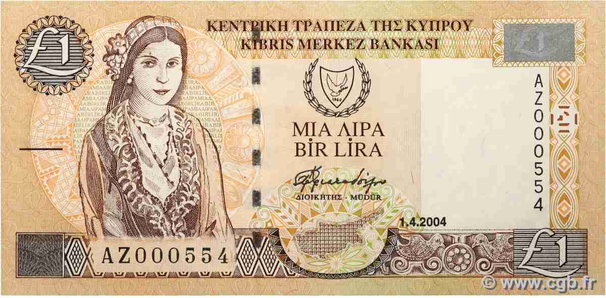 1 Pound CHYPRE  2004 P.60d pr.NEUF