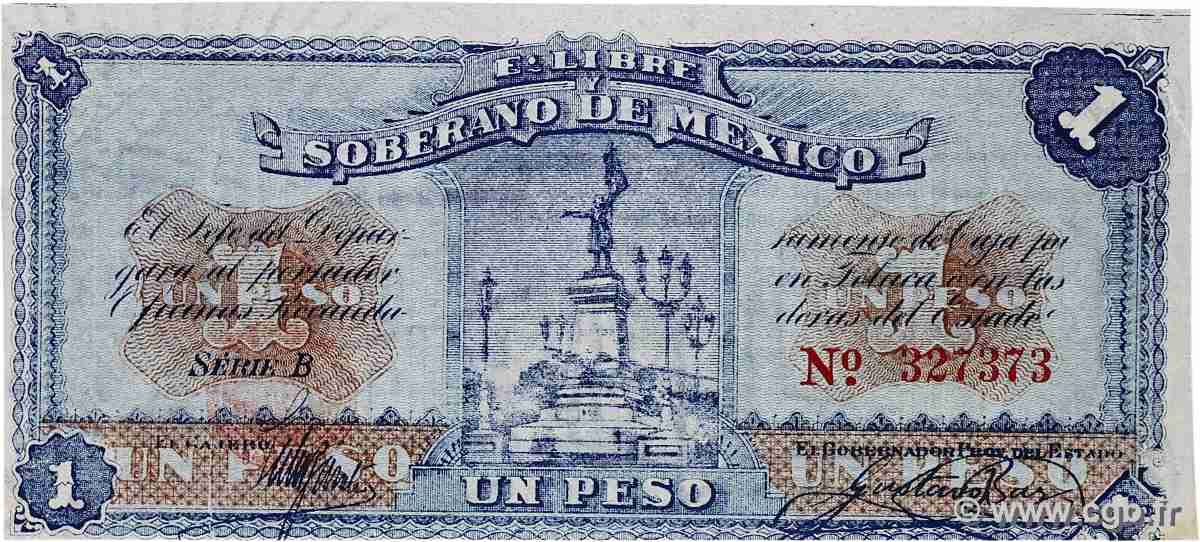 1 Peso MEXIQUE Toluca 1915 PS.0881 SPL