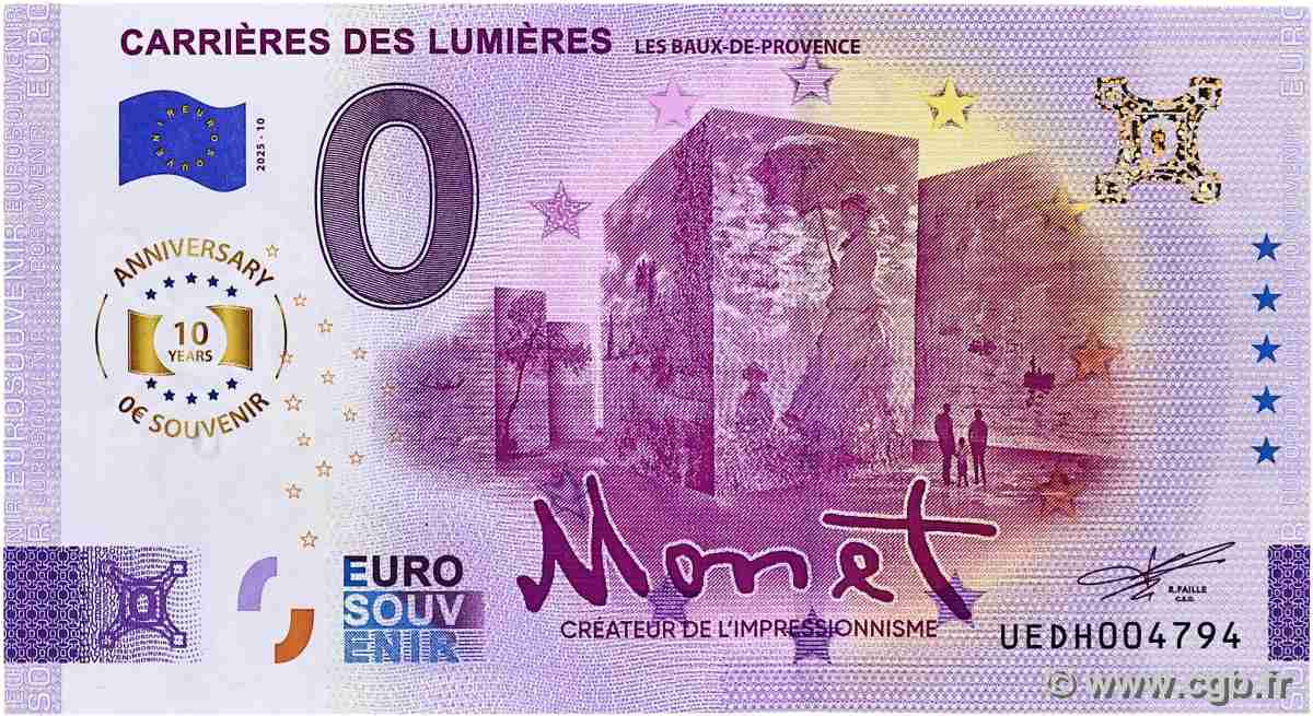 0 Euro FRANCE regionalism and various Baux de Provence 2025  UNC-