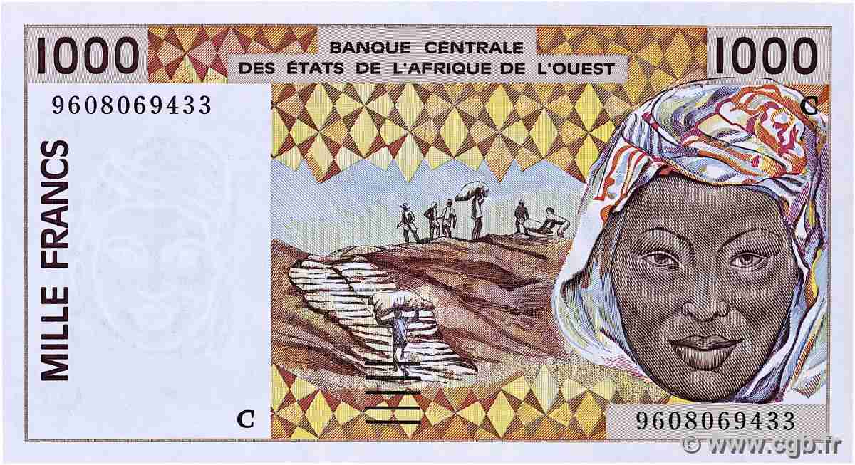 1000 Francs WEST AFRICAN STATES  1996 P.311Cg UNC-