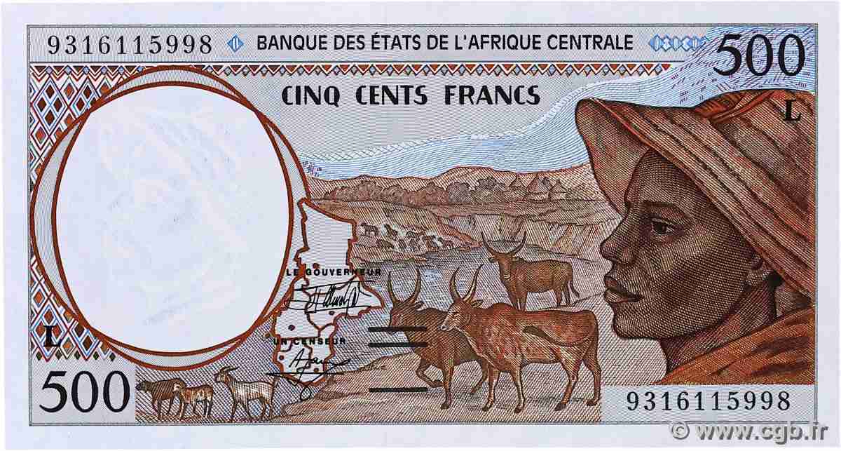 500 Francs type 1993L GABON  1993 A.249La pr.NEUF