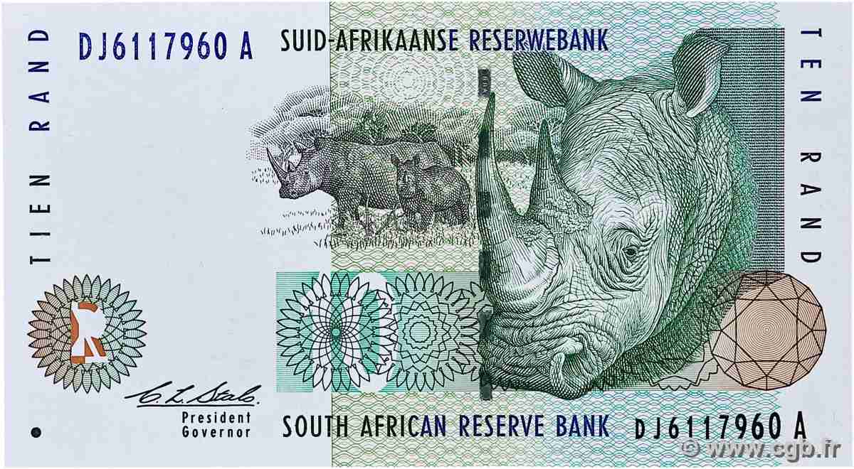 10 Rand SOUTH AFRICA  1993 P.123a UNC