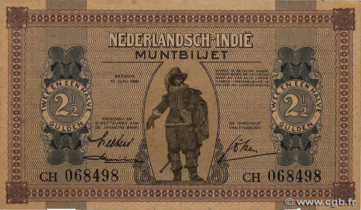 2,5 Gulden INDIAS NEERLANDESAS  1940 P.109a SC+