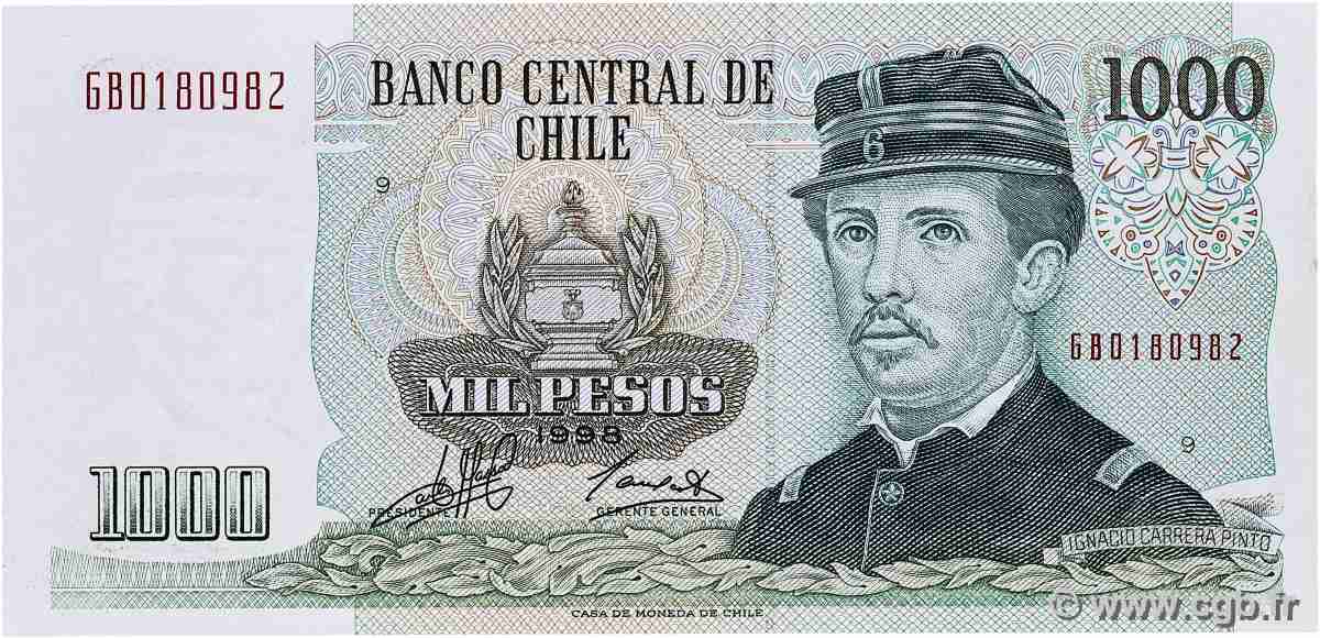 1000 Pesos CHILI  1998 P.154f pr.SUP
