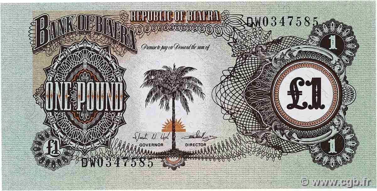 1 Pound BIAFRA  1968 P.05a UNC