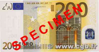200 Euro EUROPE  2002 P.06u NEUF