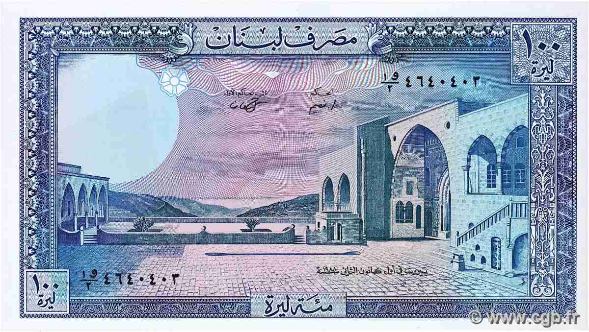 100 Livres LIBAN  1988 P.066d pr.NEUF