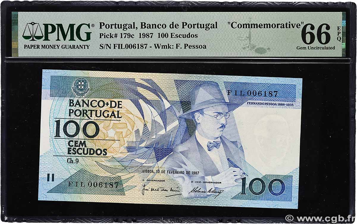 100 Escudos Commémoratif PORTUGAL  1987 P.179c NEUF