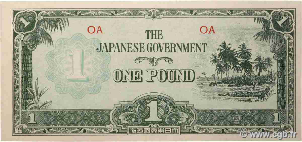 1 Pound OCÉANIE  1942 P.04a NEUF