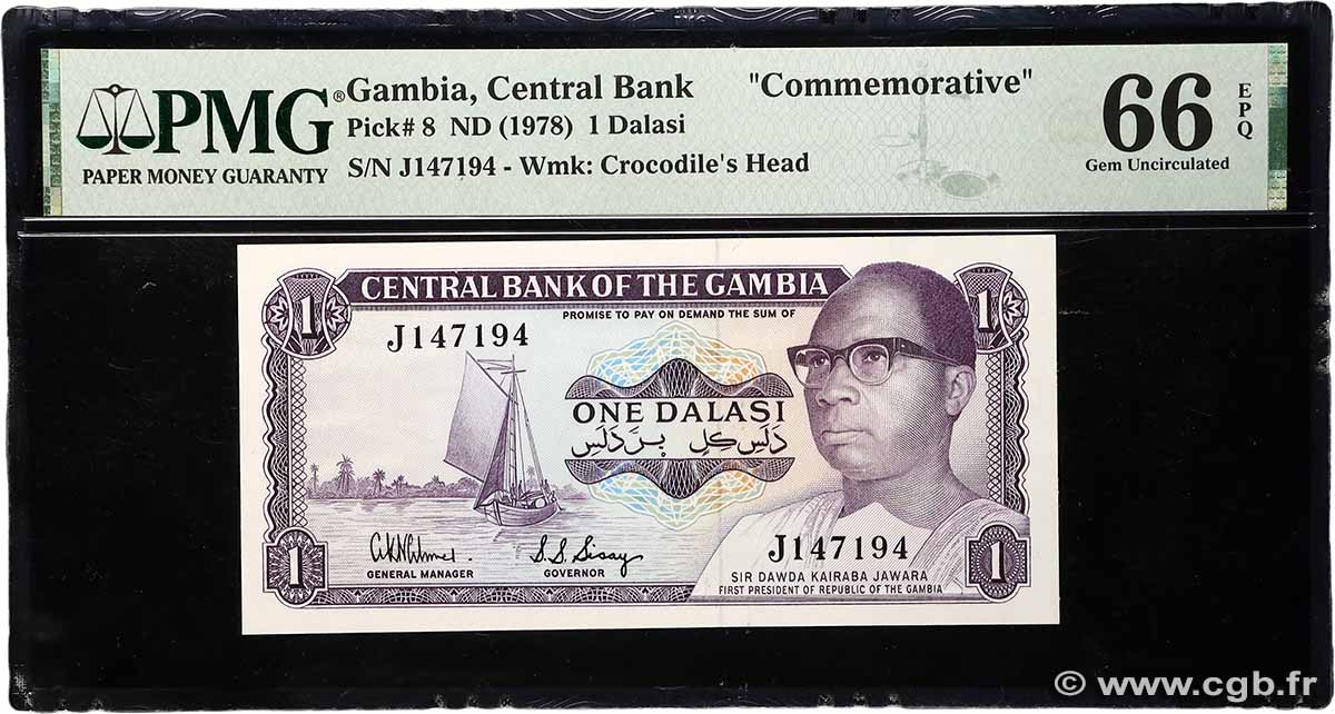 1 Dalasi Commémoratif GAMBIA  1978 P.08a UNC