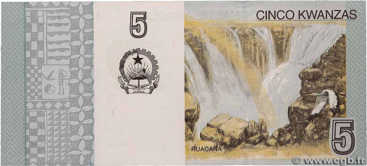 5 Kwanzas ANGOLA  2012 P.151A SC+